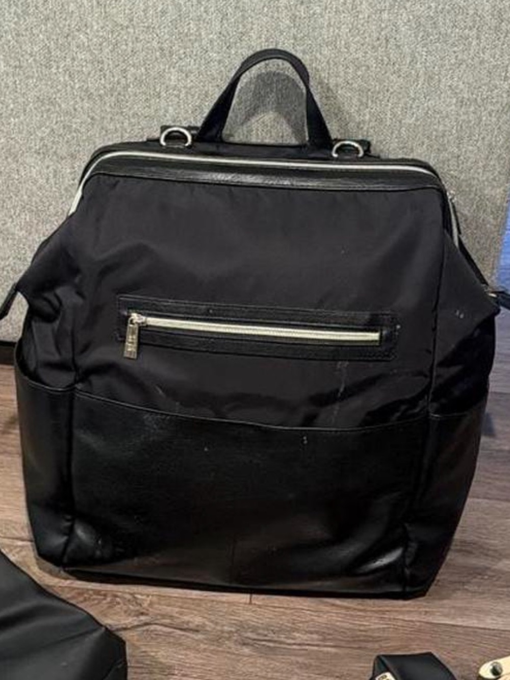 BEIS Black Baby Bag